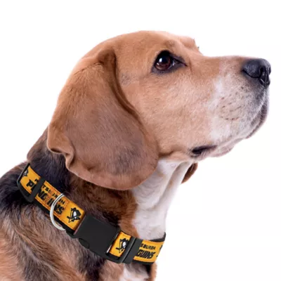 Pets First NHL Pittsburgh Penguins Satin Dog Collar - Image 3