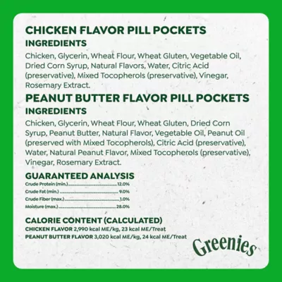 Greenies Pill Pockets Multi-Pack Chicken and Peanut Butter Flavor 15.8 OZ - Image 9
