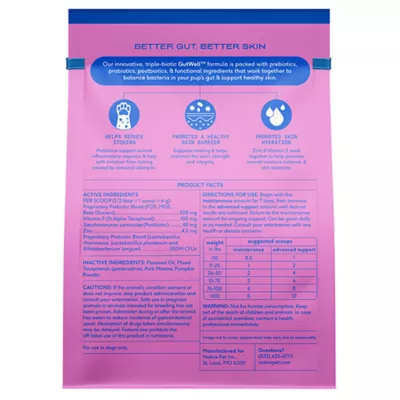 Product Native Pet GutWell Itchy Skin Relief Supplement for Dogs with Probiotics 12.7 OZ