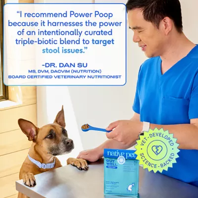 Product Native Pet GutWell Power Poop Probiotics Gut Health & Digestive Health for Dogs