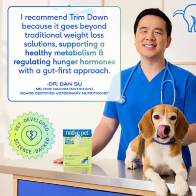 Product Native Pet GutWell Trim Down Healthy Weight Management & Metabolic Support Supplement for Dogs
