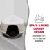 Nature's Miracle Hooded Corner Cat Litter Box With Odor Control Charcoal Filter & Nonstick-Surface image thumbnail 5