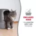 Nature's Miracle Hooded Flip Top Cat Litter Box With Built-In Odor Control Charcoal Filter image thumbnail 4