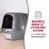Nature's Miracle Hooded Flip Top Cat Litter Box With Built-In Odor Control Charcoal Filter image thumbnail 7
