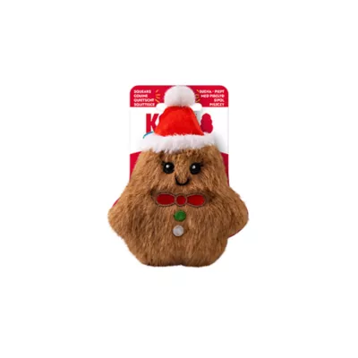 Product KONG® Holiday Snuzzles Mini Gingerbread Dog Toy