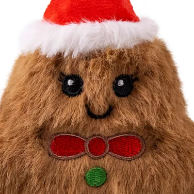 Product KONG® Holiday Snuzzles Mini Gingerbread Dog Toy