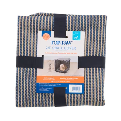 Top Paw Fashion Crate Cover - Machine Washable, Customizable, Small, Medium, Large - Image 6