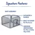 Top Paw® Plastic 4 Panel Playpen - Small Dog and Puppy Playpen, X-Small and Small Dogs image thumbnail 3