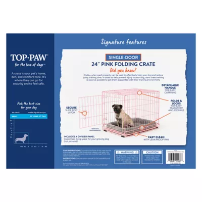 Product Top Paw® 24" Folding Crate