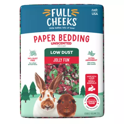 Product Full Cheeks® Unscented Jolly Fun Paper Small Pet Bedding