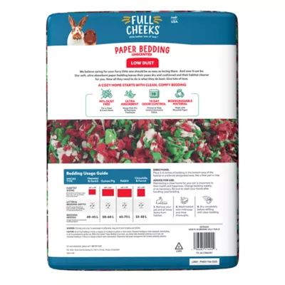 Product Full Cheeks® Unscented Jolly Fun Paper Small Pet Bedding