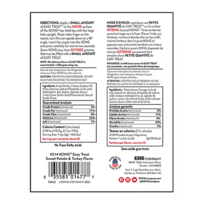 Product KONG®  Easy Treat Turkey & Sweet Potato Dog Treats 8 oz