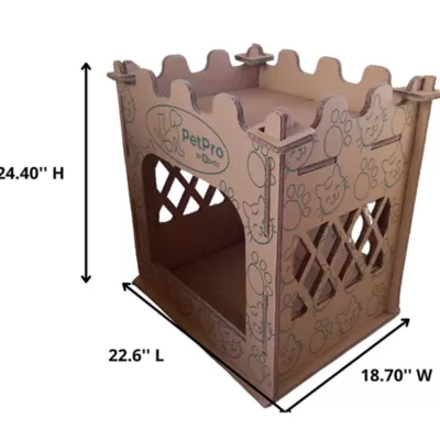 Product PetPro Premium Cardboard Cat Castle House
