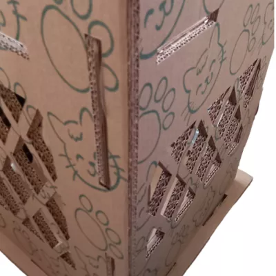 Product PetPro Premium Cardboard Cat Castle House