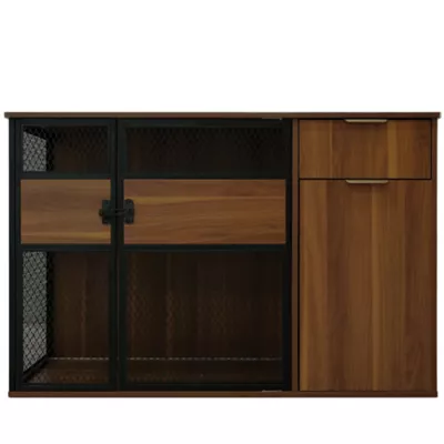 Product Lucky Kennels Stylish Wooden Dog Crate