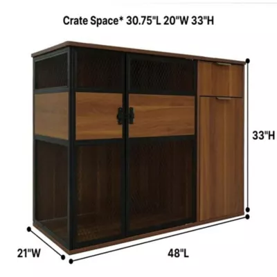 Product Lucky Kennels Stylish Wooden Dog Crate