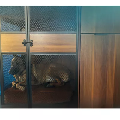 Product Lucky Kennels Stylish Wooden Dog Crate