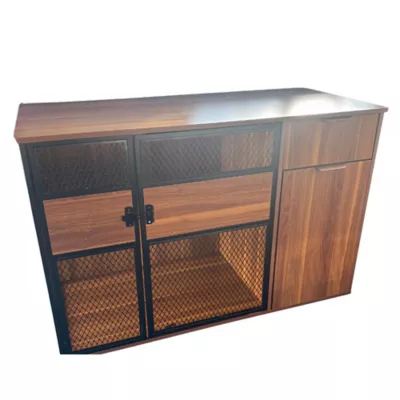 Product Lucky Kennels Stylish Wooden Dog Crate