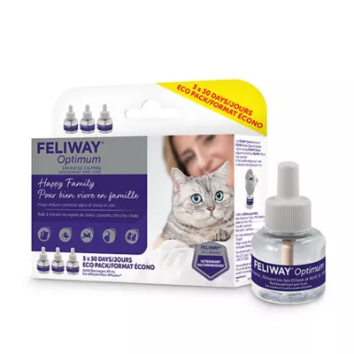 Product FELIWAY Optimum Diffuser Refills for Cats - 3 PK  (3 x 30 Day Refill)