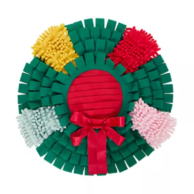 Product Merry & Bright® Holiday Wreath Small Pet Forage Mat
