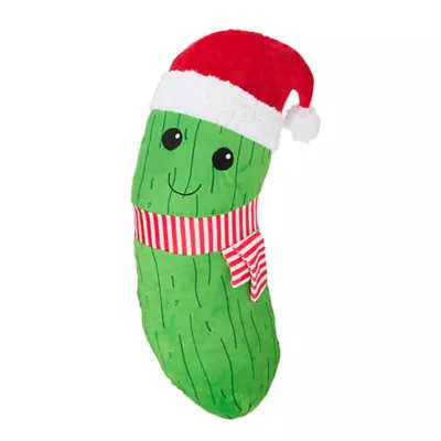 Product Merry & Bright® Holiday Plush Pickle Dog Toy
