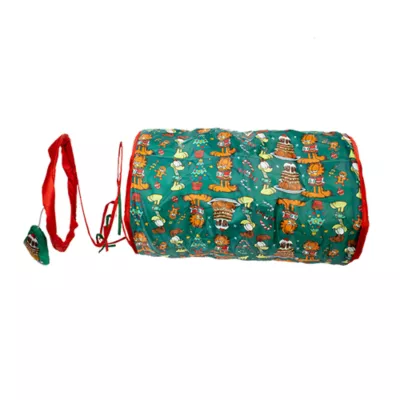 Product Garfield Holiday Cat Tunnel Toy