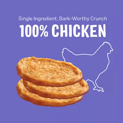 Product Three Dog Bakery Bark'n Crunch! All Life Stages Dog Treats - Chicken Chips - 4 oz