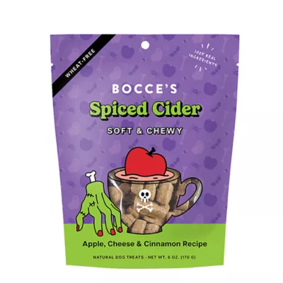Product Bocce's Bakery Soft & Chewy Dog Treats - Spiced Cider, 6oz
