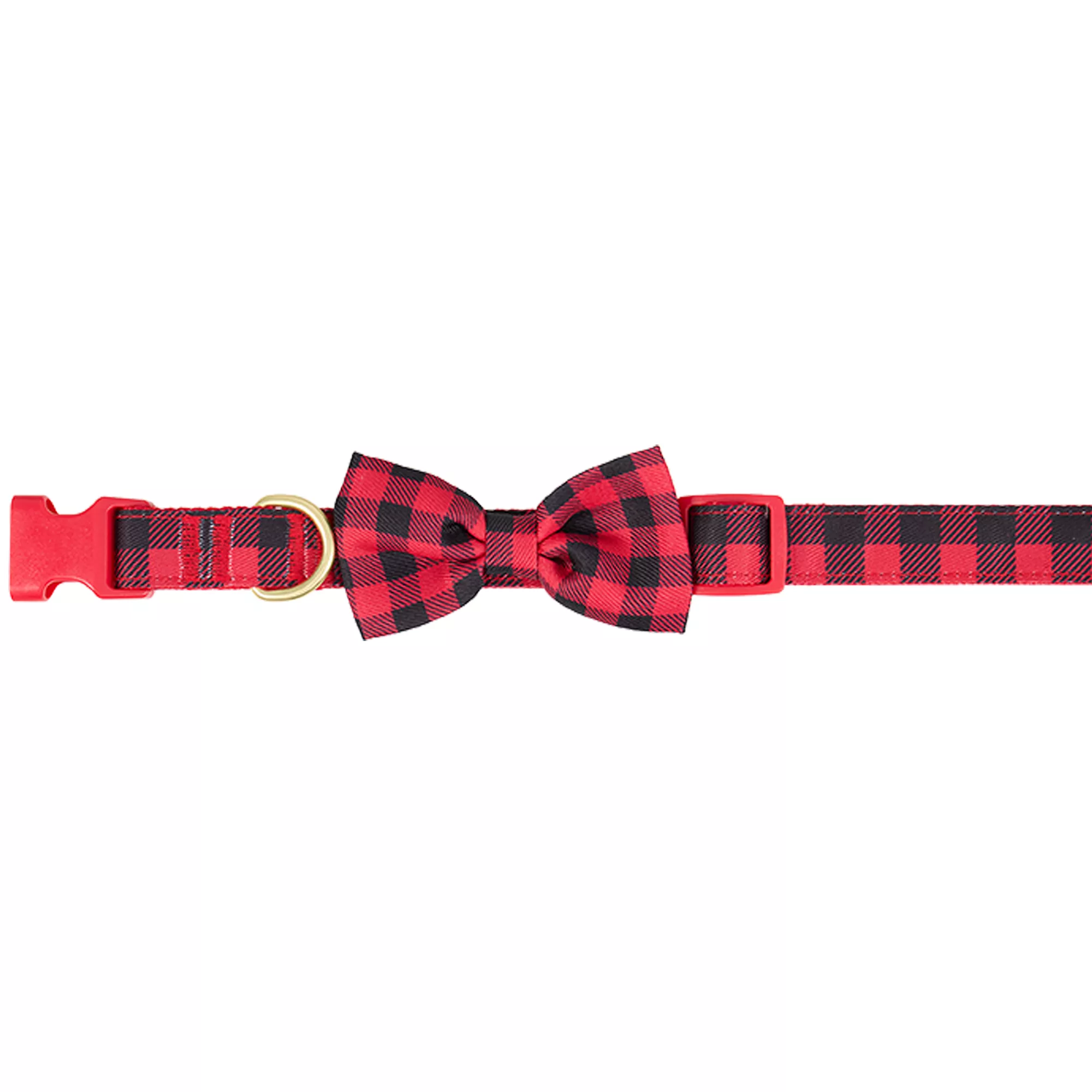 Merry & Bright® Gingham Holiday Dog Collar