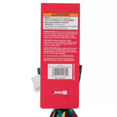 Product Merry & Bright® Light-Up Collar Slide