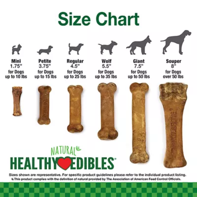 Product Nylabone Healthy Edible's All Life Stages Small Bone - Bacon 1.6 oz