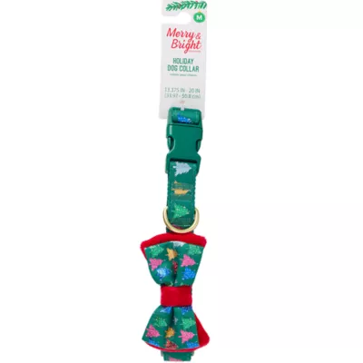 Product Merry & Bright® Trees Holiday Dog Collar