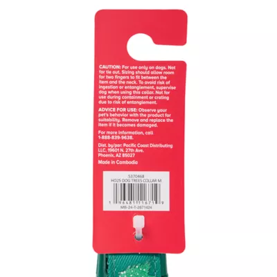 Product Merry & Bright® Trees Holiday Dog Collar