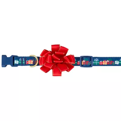 Product Merry & Bright® Presents Holiday Dog Collar