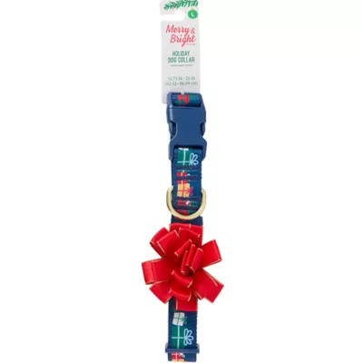 Product Merry & Bright® Presents Holiday Dog Collar