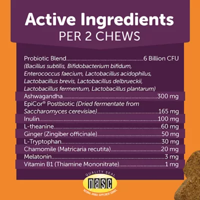 Product ThunderBites Calm + Probiotic Daily Soft Chews for Dogs, 90 Count