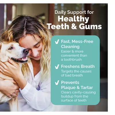 Product Vetnique Dentabliss Chicken Flavored Dental Finger Mitts, 50ct. Jar