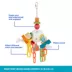 All Living Things® Plastic Ball and Chains Chew Bird Toy image thumbnail 3