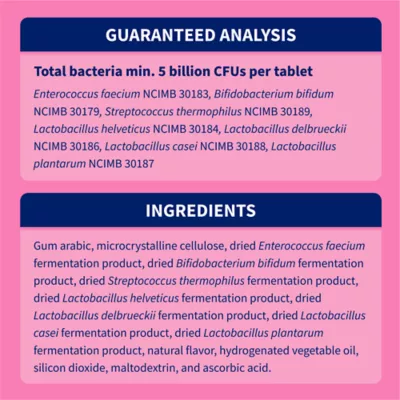 Nutramax Proviable Dog Probiotics, Daily Digestive Supplement with Prebiotics, 60 Chew Tabs - Image 6