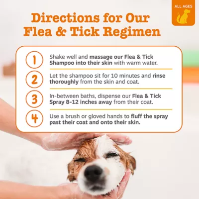 Product Zesty Paws Flea & Tick Spray, 16 fl oz Bottle