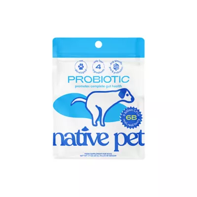 Native Pet Dog Probiotic Digestive Health Powder Supplement, Made with Grassfed Beef, 1.7- 32.8oz - Image 1