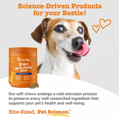 Zesty Paws 8-in-1 Multivitamin Supplement for Dogs - Chicken