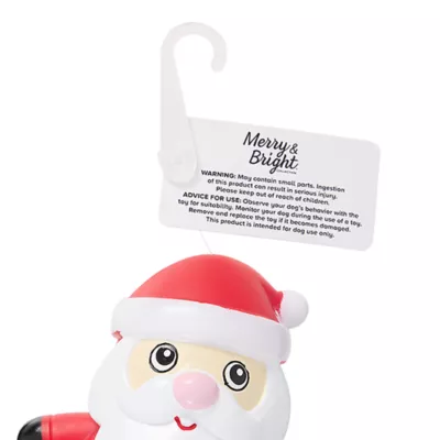 Product Merry & Bright® Vinyl Santa Dog Toy