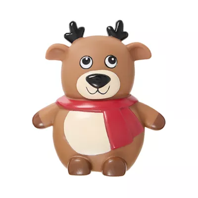 Product Merry & Bright® Vinyl Reindeer Dog Toy