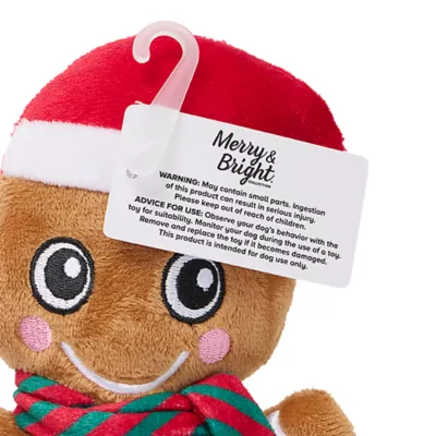 Product Merry & Bright® Plush Gingerbread Dog Toy