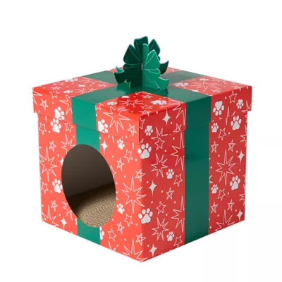 Product Merry & Bright® Holiday Cat Hut