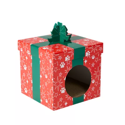 Product Merry & Bright® Holiday Cat Hut