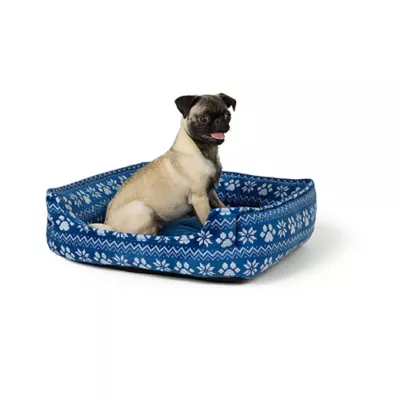 Product Merry & Bright® Blue Holiday Cuddler Bed