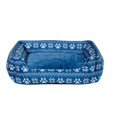 Product Merry & Bright® Blue Holiday Cuddler Bed
