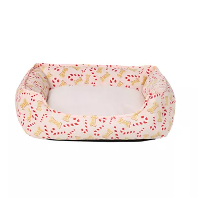 Product Merry & Bright® Holiday Candy Cane Cuddler Bed